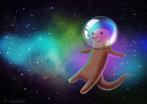 otter in space by arseniic
